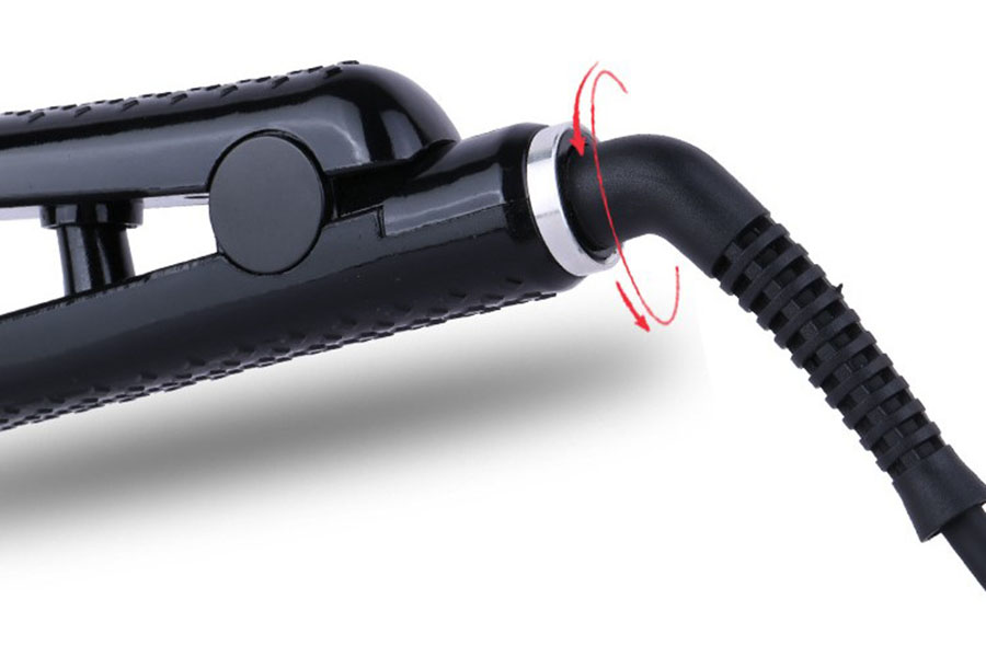 ເຄື່ອງຕັດຜົມແບບ Ergonomic Hair Straightener Curling Iron