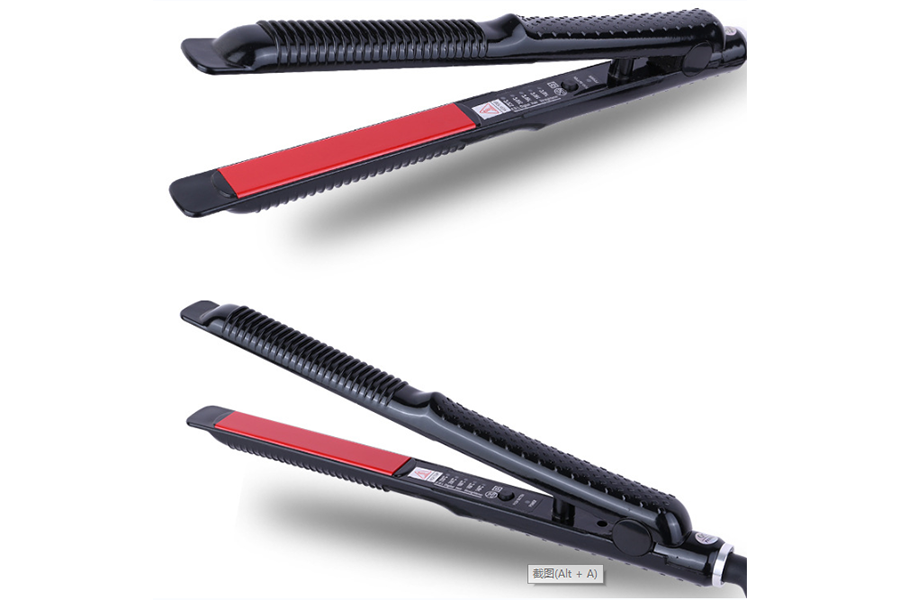 black Hair Straightener Curling Iron -1