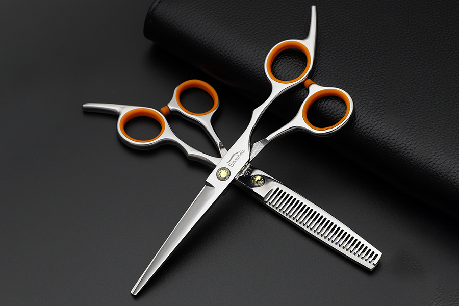 orange barber scissors-2